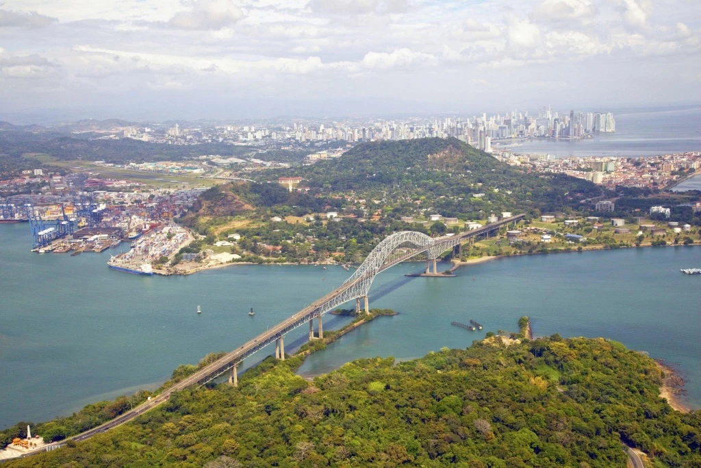 the bridge between two continents: panama canal