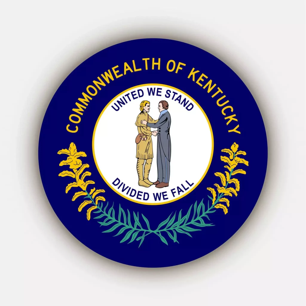 facts about kentucky - kentuck state flag logo